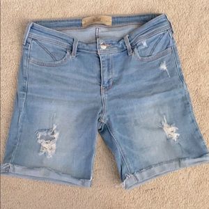 Juniors Hollister Denim Boyshort Low Rise